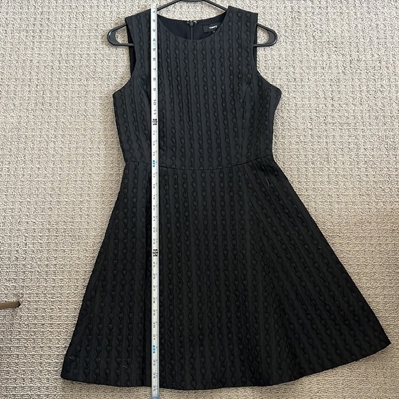 Theory Tillora Squared Dress - Black Sleeveless - Picture 4 of 6